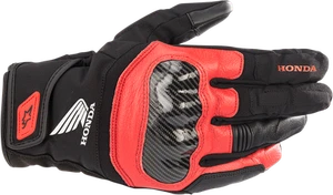 ALPINESTARS Honda SMX Z Drystar® Gloves - Black/Bright Red - Small - Picture 1 of 3