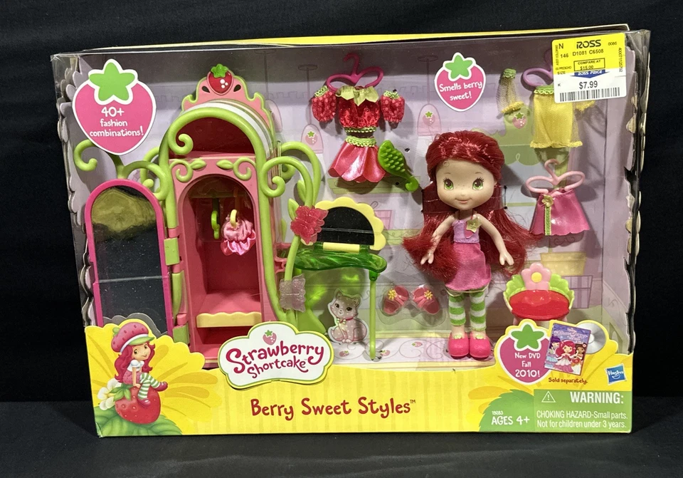 Strawberry Shortcake Berry Sweet Styles 2009 American Greetings Hasbro