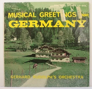 Gerhard Rudolph's Orchestra Musical Greeting from Germany LP [Colonial COL 812] - Picture 1 of 5