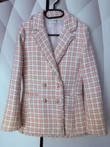 Damen, Blazer, Rose, Weiß, Größe: 36 - Bild 1 von 4