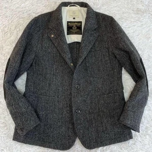 Rare 100th Anniv Label United Arrows x Harris Tweed Jacket M - Picture 1 of 12