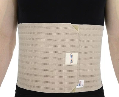 "Aglutinante abdominal elástico para hombre postcirugía y soporte para hernia, 9"" de ancho, beige" Foto 1 de 2