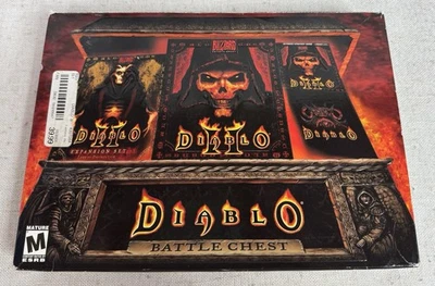 Diablo 2 II Battle Chest - 2001 PC Game Strategy Guide in box - Image 1 of 4