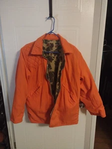 Vintage 70er Sears Roebuck Woodland Camo Reversible Jagdjacke Talon fällt groß aus  - Bild 1 von 9