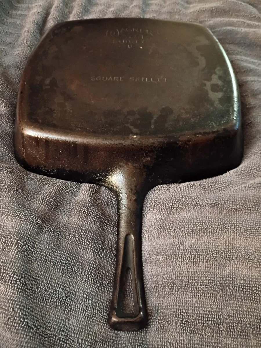 Wagner Cast Iron Square Skillet for sale | eBay