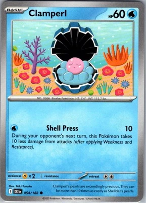 Clamperl - 054/182 Regular Common SV10: Destined Rivals NM - Image 1 of 2