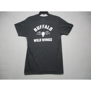 Buffalo Wild Wings Charcoal Graphic Casual Streetwear TShirt Size Medium - Picture 1 of 9