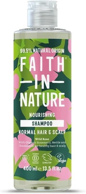 Faith In Nature Natural Wild Rose Shampoo, Nourishing for Normal Hair & Scalp,  - Image 1 of 4