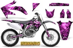 HONDA CRF 450 R 2005-2008 KIT DE GRÁFICOS CALCOMANÍAS PEGATINAS CREATORX INFERNO P - Imagen 1 de 1