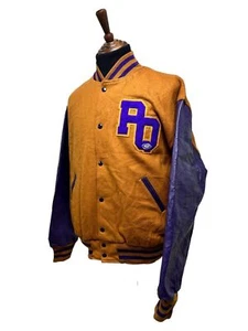 AWARD USA Varsity Jacket Size XL Vintage OverCoat Wool American Football Mens* - Picture 1 of 18