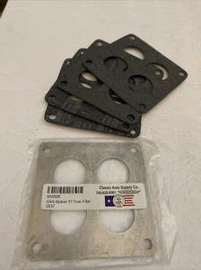 Carburetor Spacer V8 4BBL 57 Dual Casco. With 4 Gaskets - Bild 1 von 2