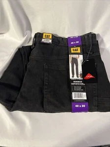 Vaqueros de mezclilla CAT Caterpillar para hombre ropa de trabajo carpintero 40x30 - Imagen 1 de 4
