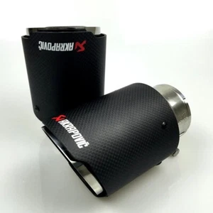 2x Akrapovic Carbon Auto Auspuff Endtopf BMW - Audi - Bild 1 von 5