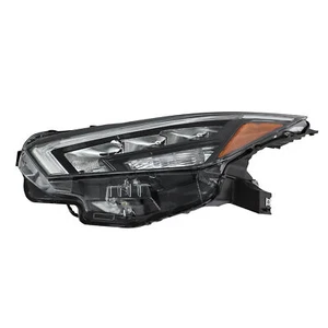 Headlight Replacement Chrome For 2020-2021 Nissan Versa Left Side Clear Lens LED - Picture 1 of 11