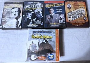 SHERLOCK HOLMES Simon & Schuster CD Sets Old Time Radio Shows Rare - Picture 1 of 9