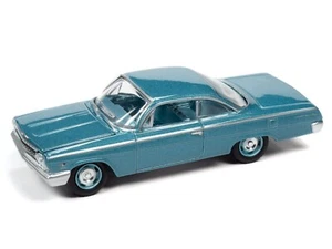  JOHNNY LIGHTNING JLSP187 A 1962 CHEVROLET BEL AIR 1/64 DIECAST MODEL CAR BLUE - Picture 1 of 3