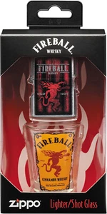 Lighter Zippo Fireball Whiskey Gift Set - Foto 1 di 2