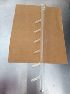 Pyrex Lab Glass 24/40 17.25" 6 Arms **Chip at the Top** - Picture 1 of 5