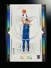 Jake LaRavia 2022-23 Panini Noir Rookie Icon Edition Holo Silver /49 RC #190