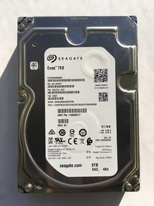 SEAGATE ENTERPRISE ST8000NM0065 8TB 7200RPM 3.5IN 4KN SAS-12GBPS HDD FOR SERVERS - Picture 1 of 1