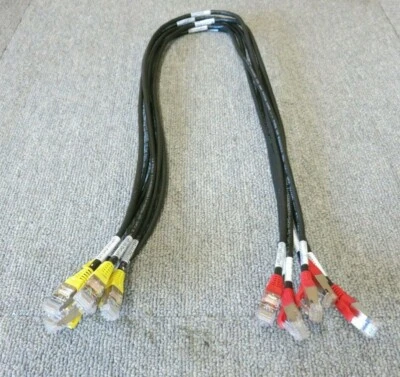 Job Lot 6 x IBM EMC 45W9373 M13A2-M12A1 RJ45 To RJ45 Ethernet Patch Cable 35" - Image 1 of 4