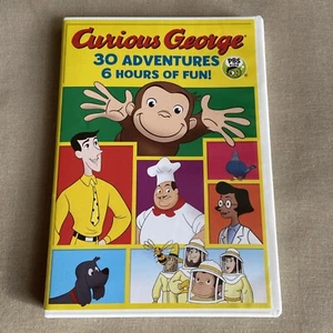 Curious George (DVD 30 Episodes 2-Disc Set) PBS Series Educational TV Show Pre-K - Picture 1 of 7