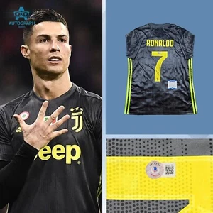 Cristiano Ronaldo Signed Juventus 2018/2019 3rd Jersey W/ COA Beckett BAS - Picture 1 of 5