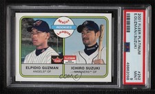 2001 Fleer Platinum Ichiro Suzuki Elpidio Guzman #252 PSA 9 MINT Rookie RC