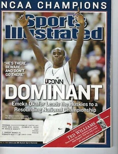 2004 4/12 Sports Illustrated magazine basketball Okafor Connecticut Huskies VG - Picture 1 of 1