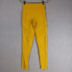 Exotica Womens Size Medium Yellow Activewear Gym Leggings - Picture 1 of 7