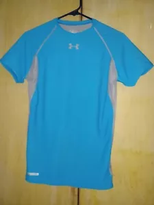 Under Armour República Dominicana Camisa Deportiva Azul y Gris Juvenil LG - Imagen 1 de 4