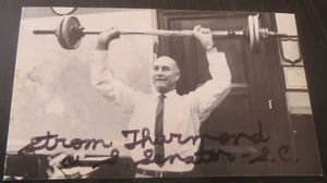 1996 mail-in Senator Strom Thurmond Autograph on a 1989 Time-Life Game Card - Picture 1 of 6