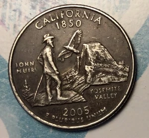 2005P California Washington Quarter. Missing Clad Both Sides. Blacky Gem.!! - Picture 1 of 12