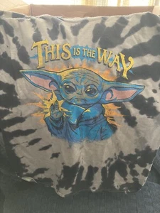STAR WARS THE MANDALORIAN BABY YODA TYE DYE SHIRT M - Picture 1 of 2