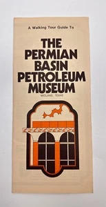 Brochure da viaggio vintage anni 70 Permian Basin Petroleum Museum Midland TX Texas A2 - Foto 1 di 3