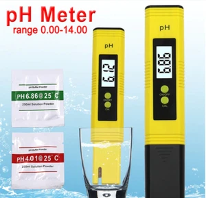 Portable Electric Digital Ph Meter Test Hydroponics Pen Aquarium Pool Water A76 - Picture 1 of 1