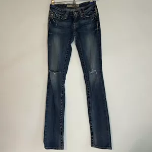 Big Star Women’s Sweet Skinny Low Rise Medium Wash Size 24L - Picture 1 of 11
