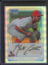 2011 Bowman Chrome MATT CARPENTER #BCP66 RC 1st Prospect Refractor /799 TJ6