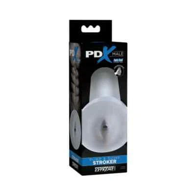 Pipedream PDX Masculino Bomba y Volcado Stroker Transparente - Manga de Masturbación Anal Foto 1 de 4