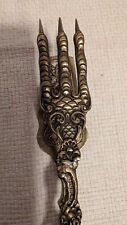 Antique Silver Plated Sugar Tongs Claw Ended, Art Nouveau, Tongs, Silver Cutlery
