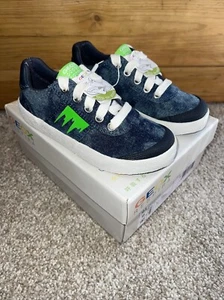 GEOX Respira Niños Zapatos Sin Cordones Entrenadores Azul Jeans Talla Uk10 Eu28 Nuevo❤️ - Imagen 1 de 7