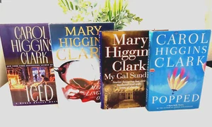 Mary Higgins Clark & Carol Higgins Clark Mixed 4 Book Lot Mystery Thriller - Foto 1 di 7