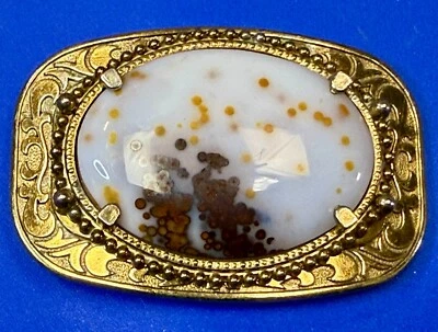 Centro de mesa Orca ágata cabujón grande 37 por 54 mm cabina piedra hebilla de cinturón Foto 1 de 4