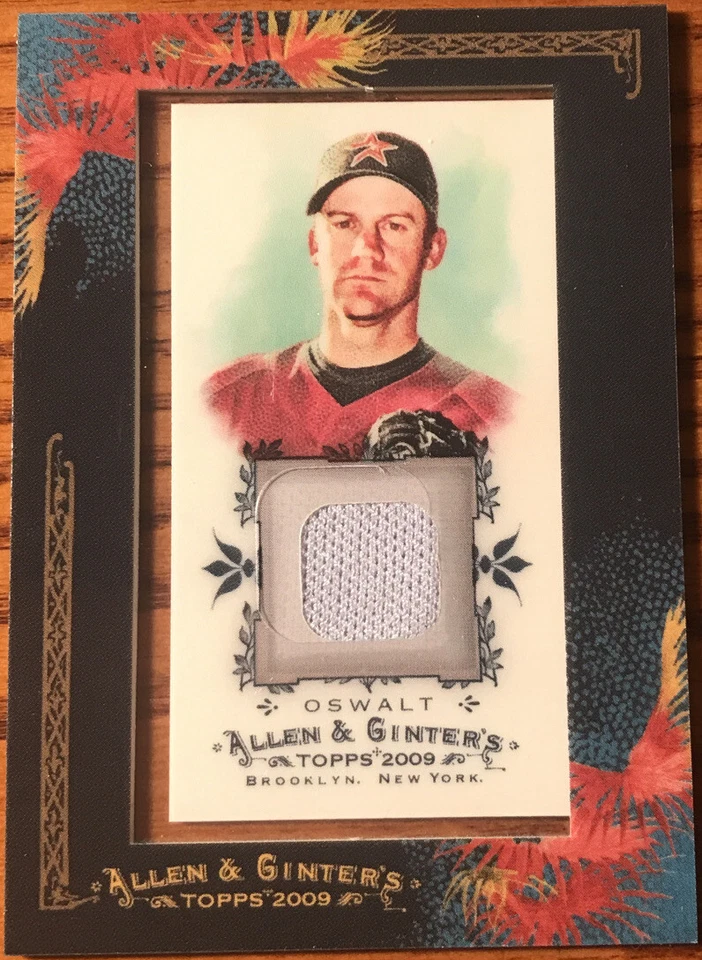 2009 Topps Allen & Ginter Relics Roy Oswalt AGR-RO Houston Astros Foto 1 de 2