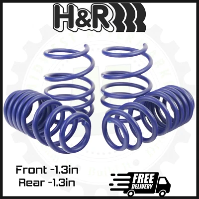 H&R Front and Rear Sport Lowering Springs | Fits 2015-2020 Audi A3 Quattro AWD - Image 1 of 2