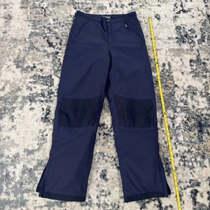 LL BEAN Snow/Ski Pants COLD BUSTER Kid 16 THINSULATE insulated Boy Girl Blue - Picture 1 of 5