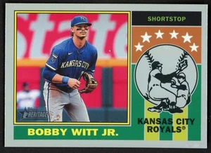2025 Topps Heritage #76PI-23 Bobby Witt Jr. 1976 PLAYER ICONS FOIL - KC Royals - Bild 1 von 1