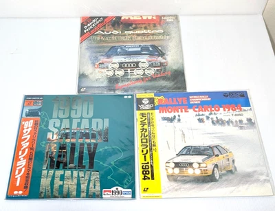WRC Rally LaserDisc Set of 3 - Audi Quattro, 1990 Safari Kenya, Monte Carlo 1984 - Image 1 of 4