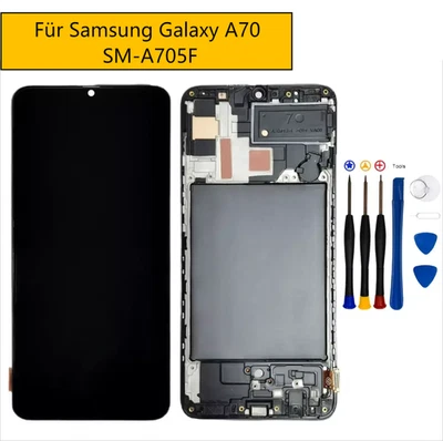 LMQ INCELL Display Für Samsung Galaxy A70 2019 A705 A705F LCD HD TouchScreen +Rahmen