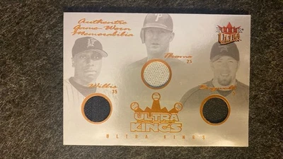 2004 Fleer Ultra Kings Triple GU球衣01/33 J Thome Dontrelle Willis J Bagwell — 第 1/2 张图片